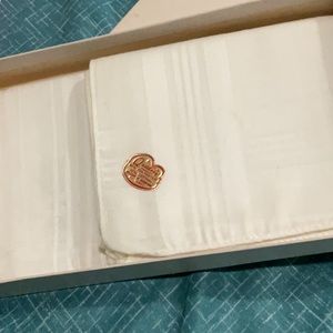 2 Men’s Handkerchiefs/Pocket Squares - New in Box - White